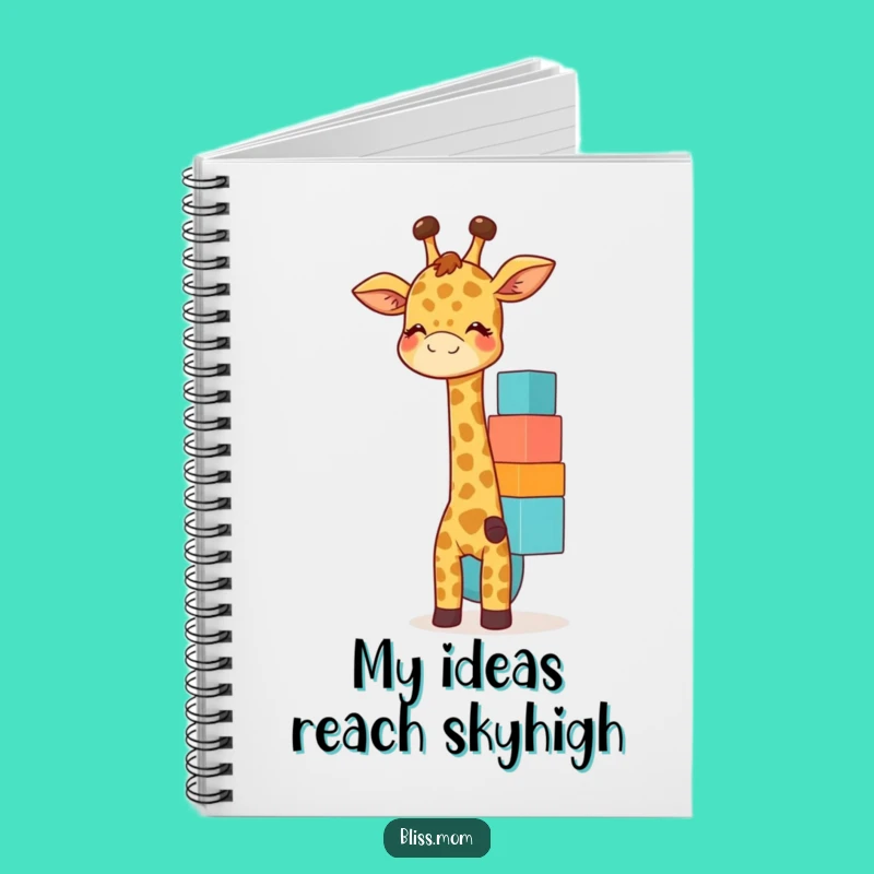 Funny Giraffe Mom Notebook: Giggles & Blocks, Journaling Fun, Ideal Funny Gift