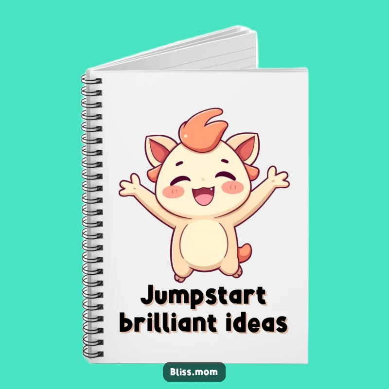 Funny Jumping Creature Notebook: Capture Your Joyful Ideas