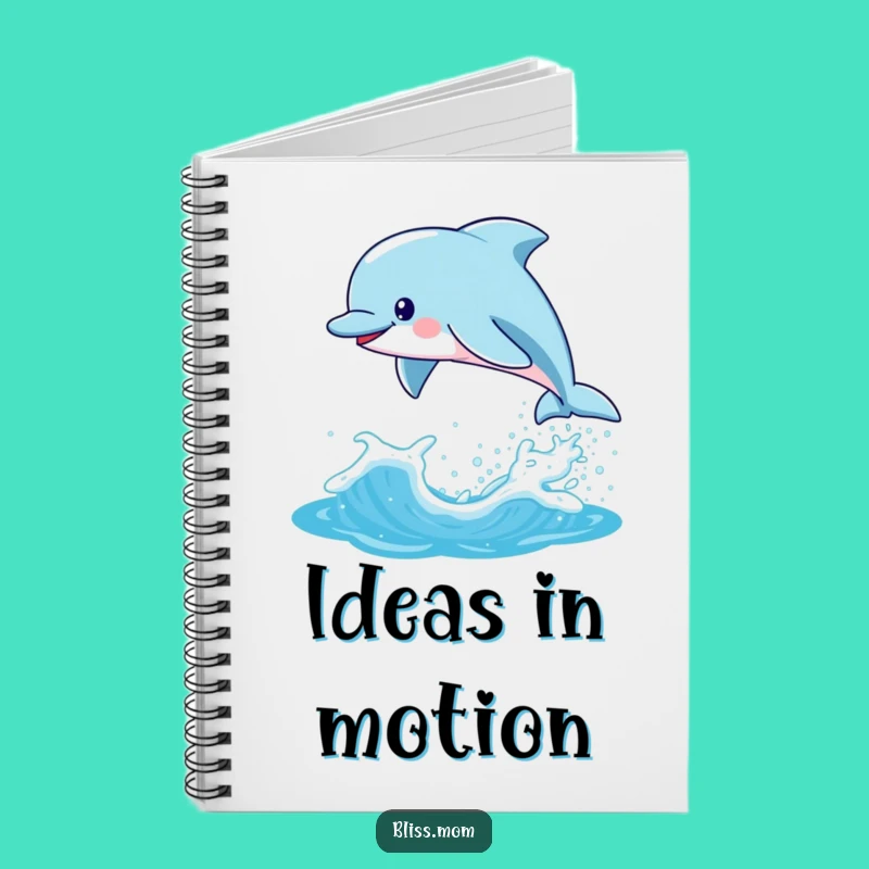 Funny Kawaii Dolphin Mom Notebook: Ocean Adventures Diary, Perfect Gift for Dreamers