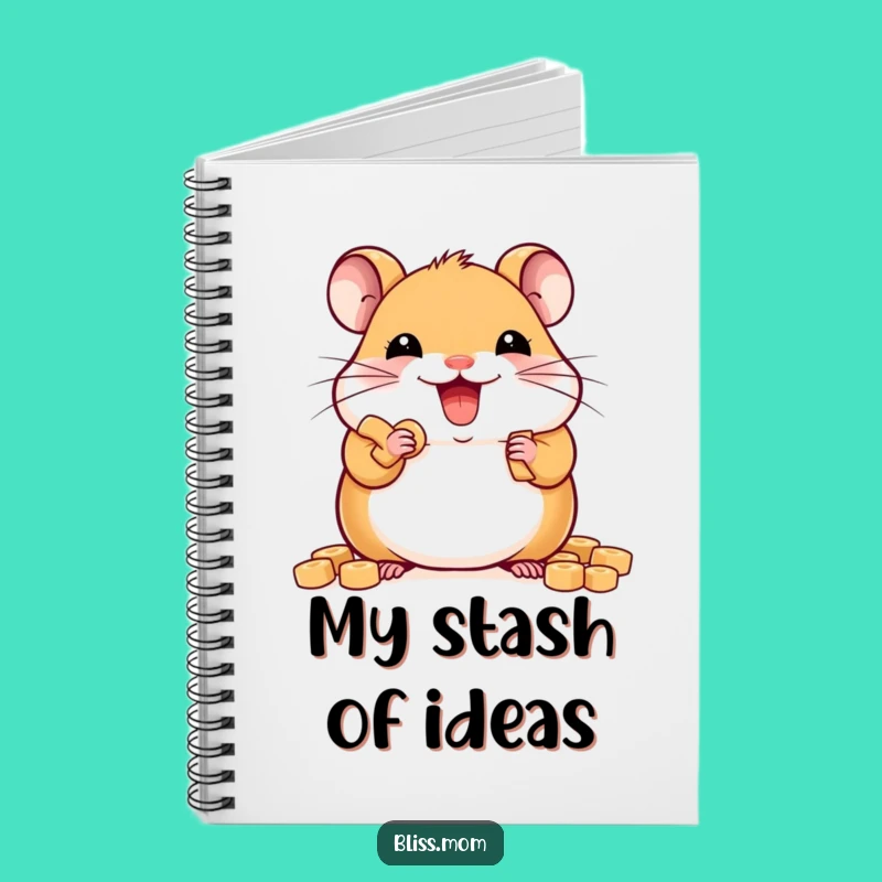 Funny Kawaii Hamster Journal - Delighted Rodent Notebook & Gift