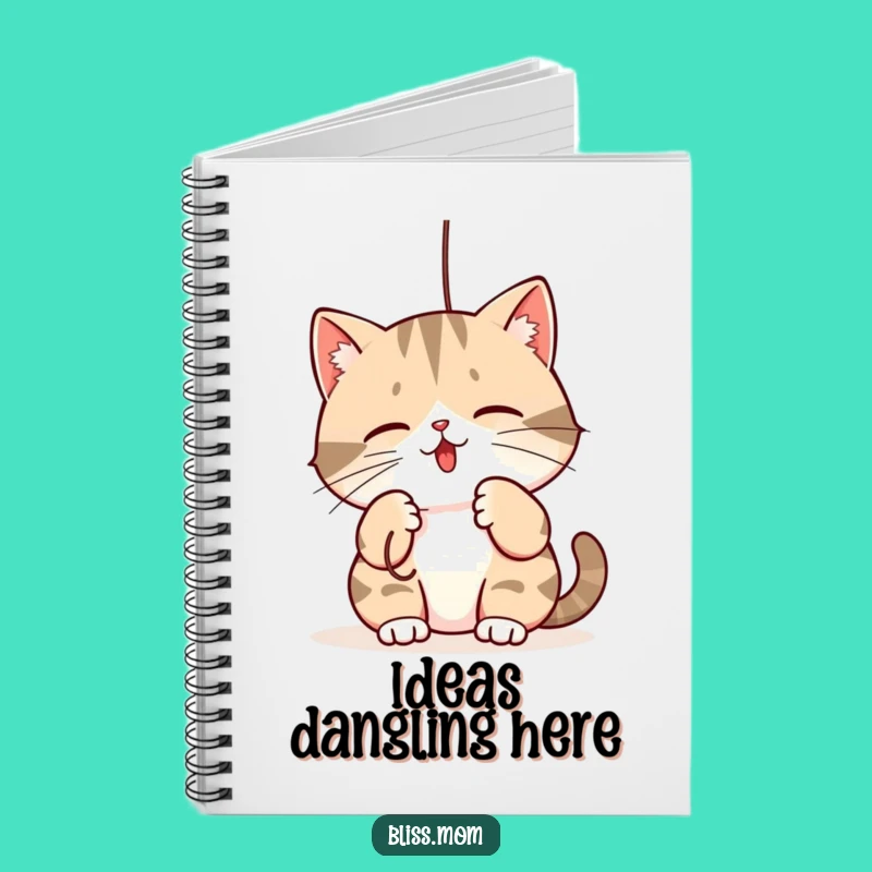 Funny Mama Cat Notebook: Kawaii Playful String Batting - Jot Down Your Ideas Gift