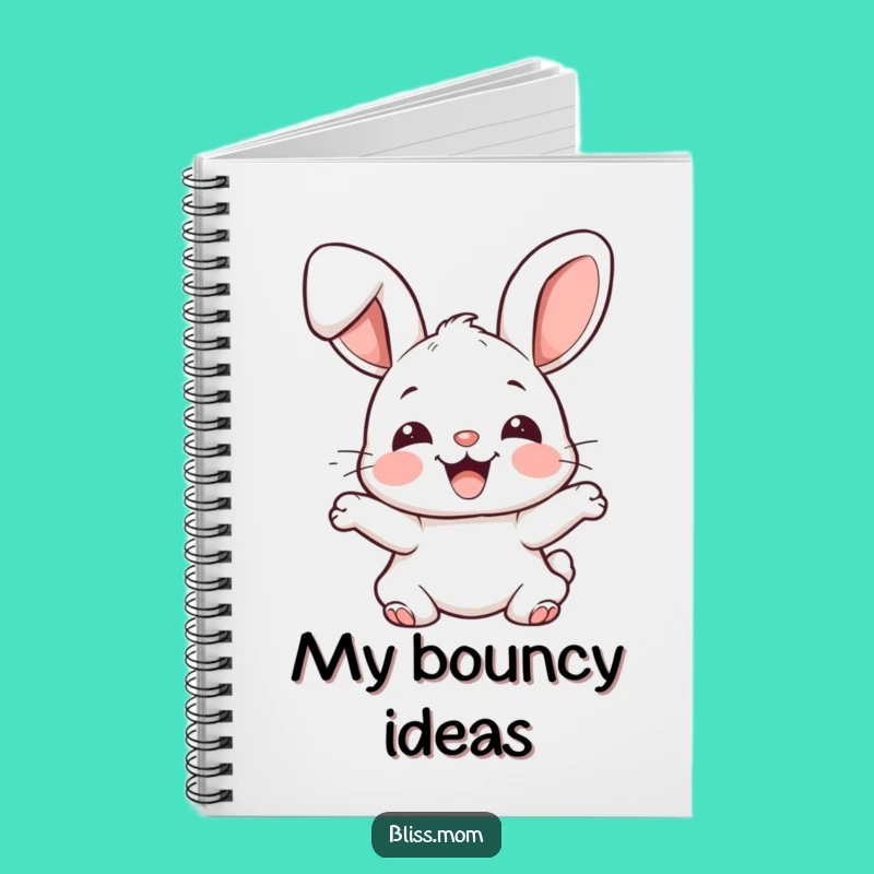 Funny Kawaii Bunny Journal - Joyful Rabbit Notebook & Gift