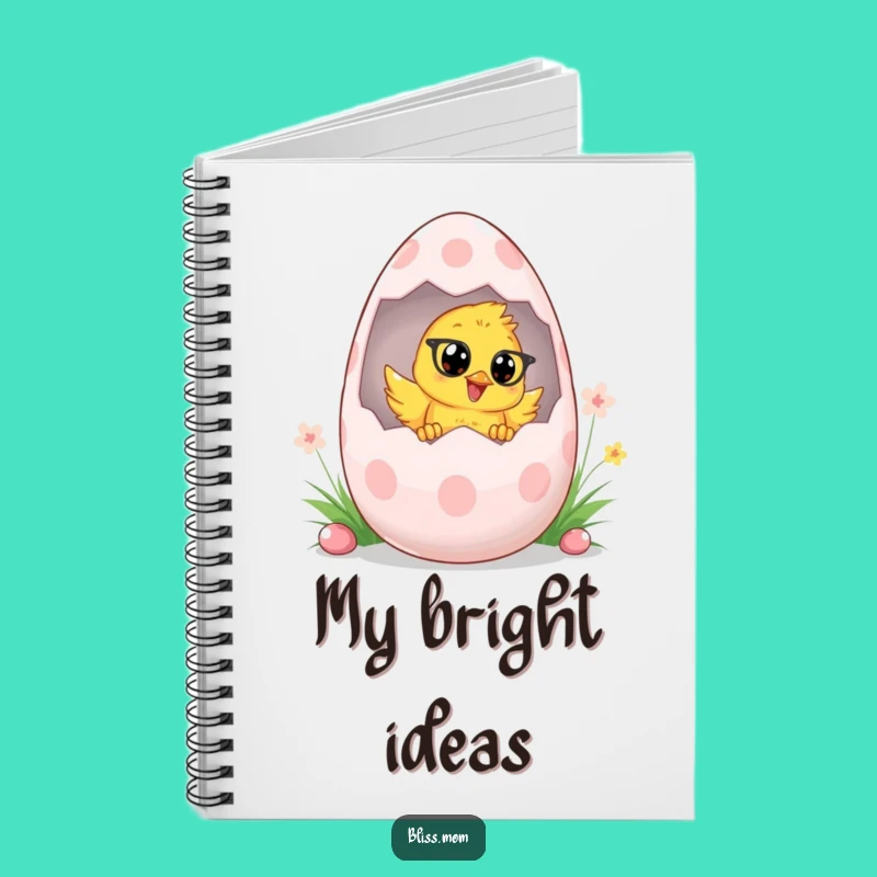 Funny Chick Mom Easter Notebook - Jot Down Springtime Ideas!