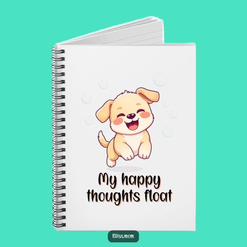 Funny Puppy Notebook: Kawaii Bubble Joy Journal Gift!