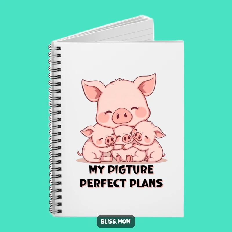 Funny Mama Pig Notebook - Jot Down Sweet Thoughts!