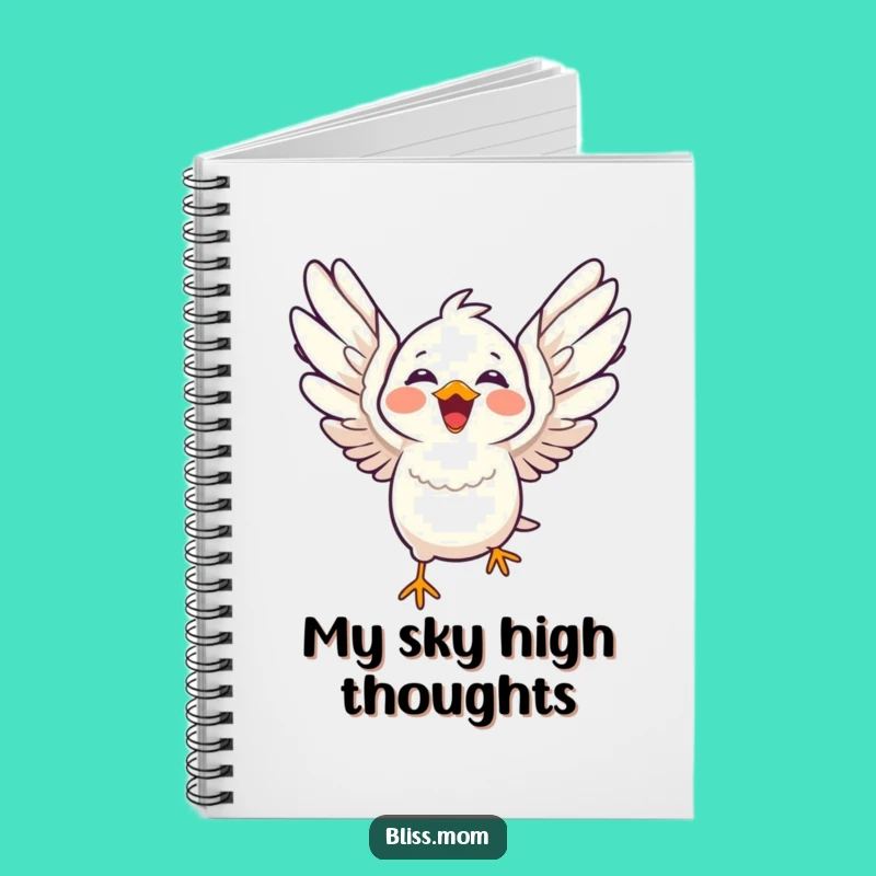 Funny Kawaii Bird Journal - Joyful Avian Notebook & Gift