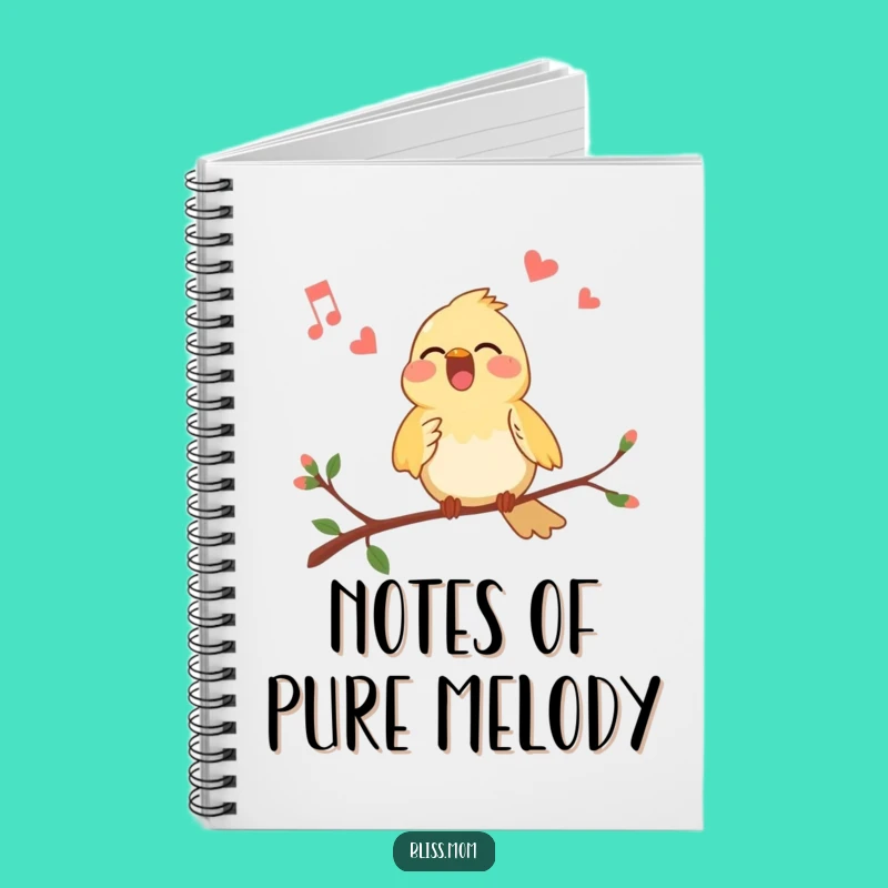 Funny Bird Notebook - Songwriter's Pad, Creative Funny Gift for Journaling