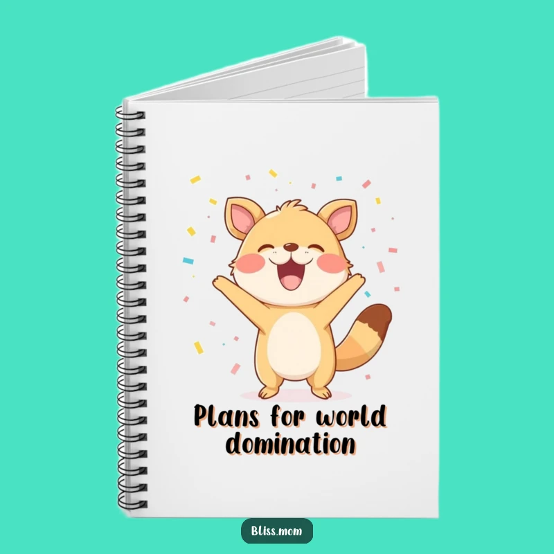 Funny Confetti Animal Notebook: Jot Down Hilarious Celebration Notes