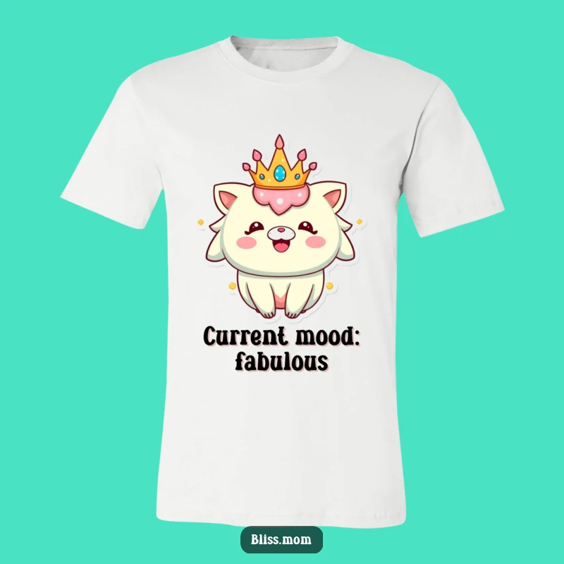 Funny Sparkly Crown Creature T-Shirt: Wear Your Happiness Hilariously