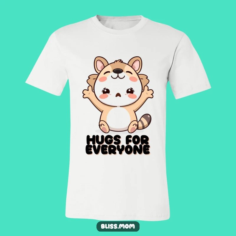 Funny Open Arms Animal T-Shirt: Wear Your Pure Delight