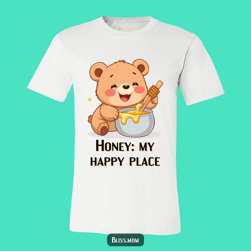 Funny Bear Cub T-Shirt - Honey Craving, Adorable Funny Gift for Sweet Tooth Fans