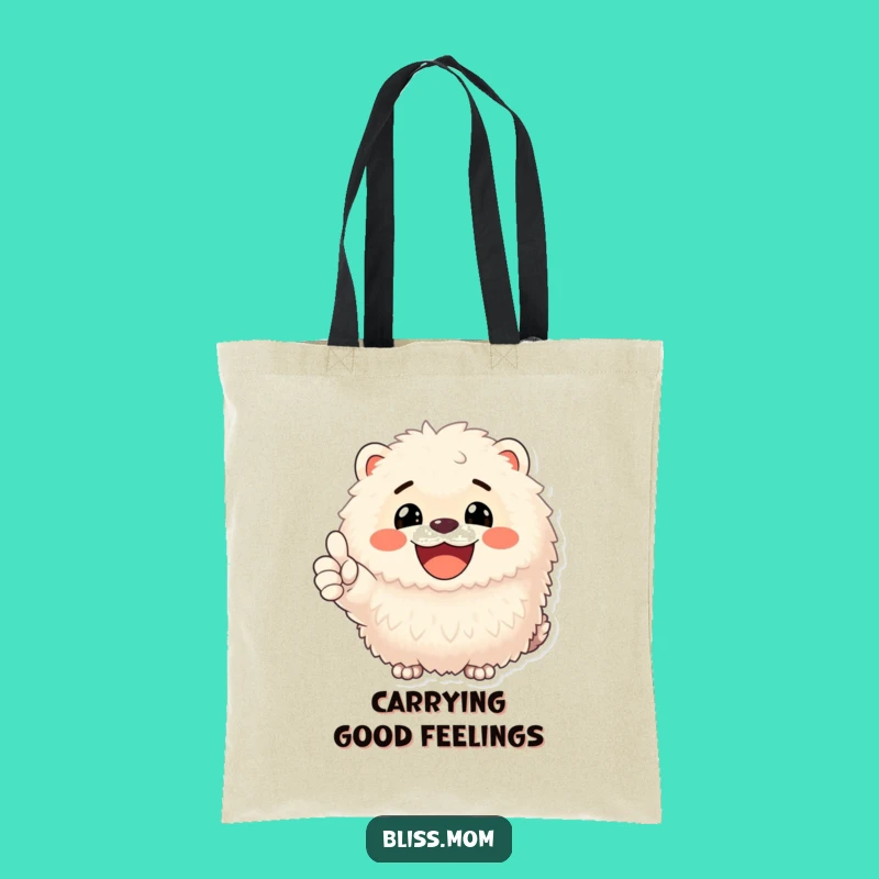 Funny Fluffy Animal Tote Bag: Carry Positivity Everywhere You Go