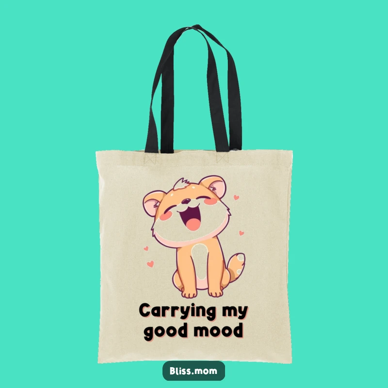 Funny Animal Laughter Tote Bag: Durable Hilarious Joyous Beast Bag, Perfect Funny Gift