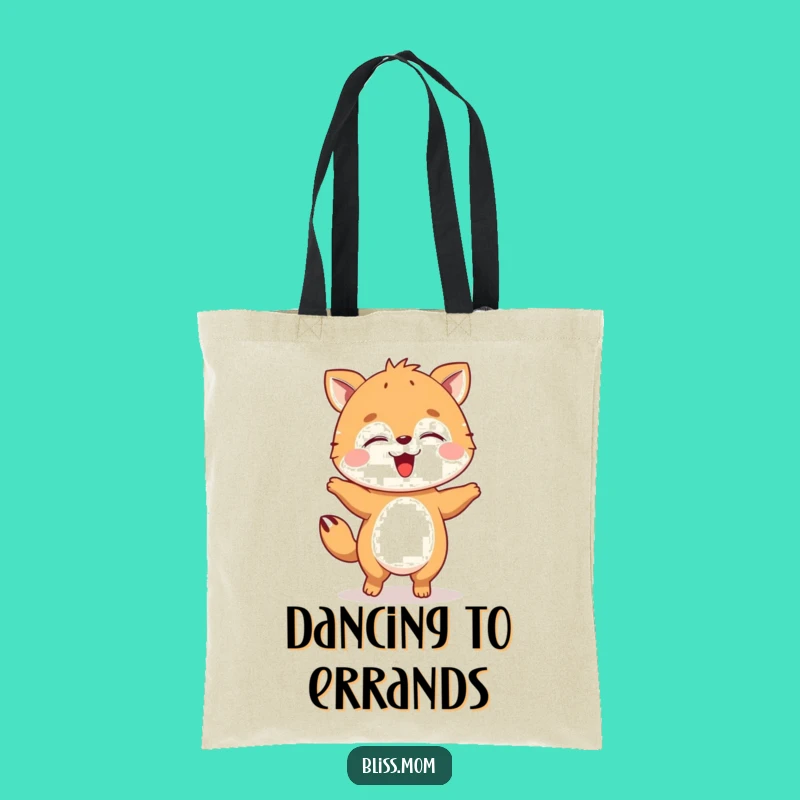 Chic Funny Dancing Animal Tote Bag, Carry Your Happy Moves