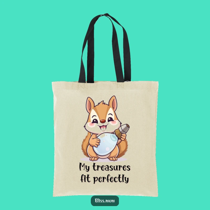 Funny Squirrel Mom Tote Bag: Carry Your Treasures Hilariously