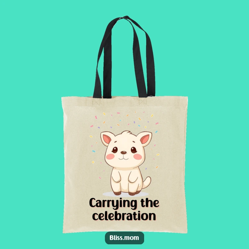 Stylish Funny Animal Confetti Tote Bag, Your Perfect Carry-All for Fun